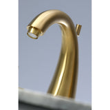 Concord Two-Handle 3-Hole Deck Mount Widespread Bathroom Faucet with Brass Pop-Up Drain