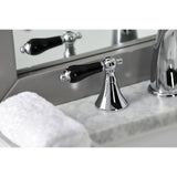 Duchess Two-Handle 3-Hole Deck Mount Widespread Bathroom Faucet with Brass Pop-Up Drain