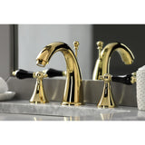 Duchess Two-Handle 3-Hole Deck Mount Widespread Bathroom Faucet with Brass Pop-Up Drain