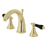 Duchess Two-Handle 3-Hole Deck Mount Widespread Bathroom Faucet with Brass Pop-Up Drain