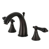 Duchess Two-Handle 3-Hole Deck Mount Widespread Bathroom Faucet with Brass Pop-Up Drain