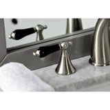 Duchess Two-Handle 3-Hole Deck Mount Widespread Bathroom Faucet with Brass Pop-Up Drain