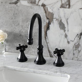 Duchess Two-Handle 3-Hole Deck Mount Widespread Bathroom Faucet with Brass Pop-Up Drain