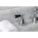 Duchess Two-Handle 3-Hole Deck Mount Widespread Bathroom Faucet with Brass Pop-Up Drain