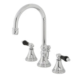 Duchess Two-Handle 3-Hole Deck Mount Widespread Bathroom Faucet with Brass Pop-Up Drain