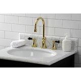 Duchess Two-Handle 3-Hole Deck Mount Widespread Bathroom Faucet with Brass Pop-Up Drain