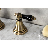 Duchess Two-Handle 3-Hole Deck Mount Widespread Bathroom Faucet with Brass Pop-Up Drain