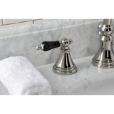 Duchess Two-Handle 3-Hole Deck Mount Widespread Bathroom Faucet with Brass Pop-Up Drain