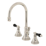 Duchess Two-Handle 3-Hole Deck Mount Widespread Bathroom Faucet with Brass Pop-Up Drain