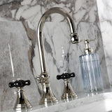 Duchess Two-Handle 3-Hole Deck Mount Widespread Bathroom Faucet with Brass Pop-Up Drain