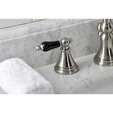 Duchess Two-Handle 3-Hole Deck Mount Widespread Bathroom Faucet with Brass Pop-Up Drain