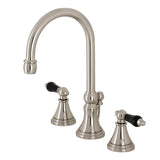 Duchess Two-Handle 3-Hole Deck Mount Widespread Bathroom Faucet with Brass Pop-Up Drain