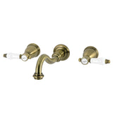 Bel-Air Two-Handle 3-Hole Wall Mount Tub Faucet