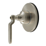 Whitaker Single-Handle Three-Way Diverter Valve with Round Trim Kit