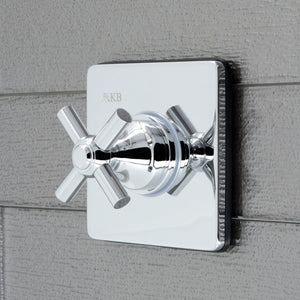 Elinvar Single-Handle Three-Way Diverter Valve with Square Trim Kit