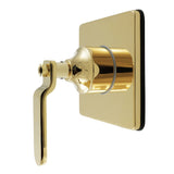 Whitaker Single-Handle Three-Way Diverter Valve with Square Trim Kit