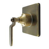 Whitaker Single-Handle Three-Way Diverter Valve with Square Trim Kit