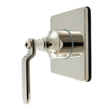 Whitaker Single-Handle Three-Way Diverter Valve with Square Trim Kit