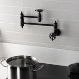 Belknap Two-Handle Wall Mount Pot Filler