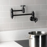 Belknap Two-Handle Wall Mount Pot Filler