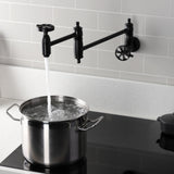 Belknap Two-Handle Wall Mount Pot Filler