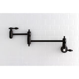 Tudor Two-Handle 1-Hole Wall Mount Pot Filler