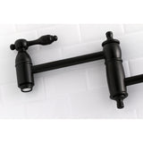 Tudor Two-Handle 1-Hole Wall Mount Pot Filler