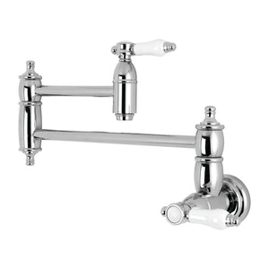 Bel-Air Two-Handle 1-Hole Wall Mount Pot Filler