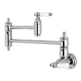 Restoration Two-Handle 1-Hole Wall Mount Pot Filler