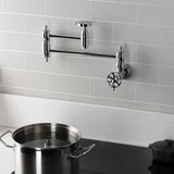 Belknap Two-Handle Wall Mount Pot Filler