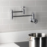 Belknap Two-Handle Wall Mount Pot Filler