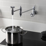 Belknap Two-Handle Wall Mount Pot Filler