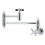 Millennium Two-Handle 1-Hole Wall Mount Pot Filler Faucet