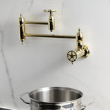 Fuller Two-Handle Wall Mount Pot Filler