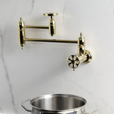 Belknap Two-Handle Wall Mount Pot Filler