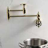 Belknap Two-Handle Wall Mount Pot Filler