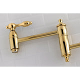 Tudor Two-Handle 1-Hole Wall Mount Pot Filler