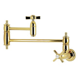 Millennium Two-Handle 1-Hole Wall Mount Pot Filler Faucet