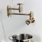 Belknap Two-Handle Wall Mount Pot Filler