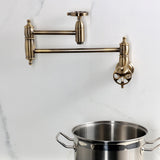 Belknap Two-Handle Wall Mount Pot Filler