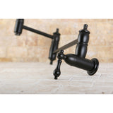 Restoration Two-Handle 1-Hole Wall Mount Pot Filler