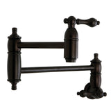 Restoration Two-Handle 1-Hole Wall Mount Pot Filler