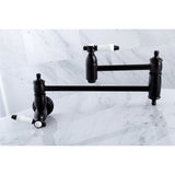 Bel-Air Two-Handle 1-Hole Wall Mount Pot Filler