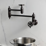 Belknap Two-Handle Wall Mount Pot Filler