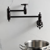 Belknap Two-Handle Wall Mount Pot Filler