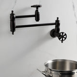 Belknap Two-Handle Wall Mount Pot Filler