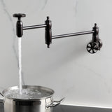 Belknap Two-Handle Wall Mount Pot Filler