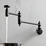 Belknap Two-Handle Wall Mount Pot Filler