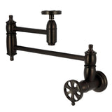 Belknap Two-Handle Wall Mount Pot Filler