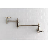 Heirloom Two-Handle 1-Hole Wall Mount Pot Filler